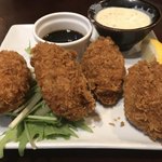 牡蠣酒場 すずきんち - カキフライは2個or4個でセレクト