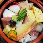 Shibaraku - ◆「特上ちらしと 天ぷら 盛り セット」