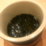 Sushi Shunsuke - 生海苔の茶碗蒸しでした