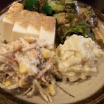 金町製麺 - サラダ盛り合わせ