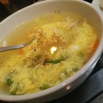 焼肉会館 - たまごスープ