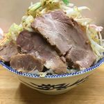 らーめん きじとら - 塩ラーメン大盛り(650円)+野菜マシマシ(100円)