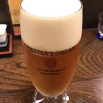 Bashunrou - 生ビール マスターズ・ドリーム 750円(税抜)