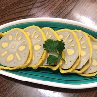 馬春楼 北新地総本店 - 辛子れんこん 800円(税抜)