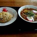 廣東軒 - ラーメンセット 840円