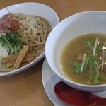 自家製麺 TERRA - 塩つけ麺 全粒粉中太麺 2012-2-21