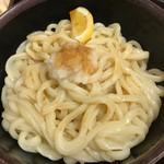 さか枝うどん - 釜醤油うどん