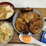 豚丼きみお - チャーシュー丼　肉増し　大