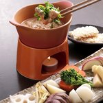 Ginza Takenoan - オリジナル“酒盗”の和風バーニャカウダ　お野菜もこだわりの旬物です。