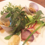 La Chanson鎌倉 - 蒸したて野菜と貝類のサラダ