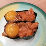 すし江戸 - サーモンユッケ