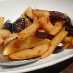 ロウホウトイ - ナスとジャガイモ、甘辛オイスターソース煮