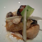 ユニッソン デ クール - 山口県萩の天然フグ　じゃがいもと白ネギのポムアナ