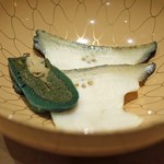 三谷 - 蒸しアワビ　肝添え には 十四代　純米大吟醸　超特撰　兵庫県特A地区産山田錦