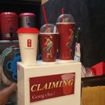 Gong Cha - 日本のように中身が見えるカップじゃない