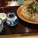 十割そば会 - 海苔蕎麦545円（税別）特盛＋100円（税別）