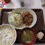 すき家 - 豚しょうが焼き定食￥６５０