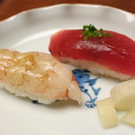 一心鮨 光洋 - カツヲとアカス海老