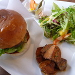 サニーフレンズカフェ - ハンバーガープレート　1,250円