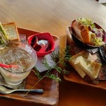 Log Cafe Cotton Time - 焼きサンドセット&半熟たまごサラダセット
