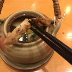 肴美酒中山 - 松茸の土瓶蒸し