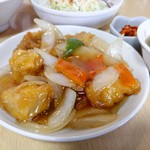 中華食堂 チャオチャオ - 酢豚。