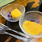 旅館すがわら - 水菓子  柿  ぶどう