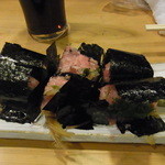 かねます - マグロ　すき身海苔巻き　1800円　美味い　高い！