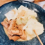 串焼き 巴 - キャベツ煮込み    150円