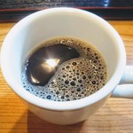 Daini Toritsune - コーヒー！ポットから注いでセルフで飲み放題！でも緑茶があるので少量味わうだけで充分！