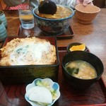 長寿庵 - かつ丼（上）1000円