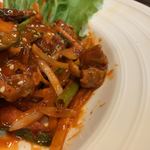 焼肉・韓国料理 民俗村 - つぶ貝サラダ