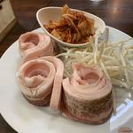 焼肉・韓国料理 民俗村 - サムギョプサルセット