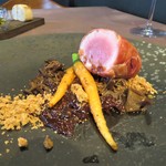 Ristorante Carlotta - もみじ豚ひれ肉のインボルティーニ・干し無花果とスーゴディカルネのソース・コリアンダー