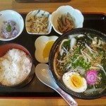 Kayo san - 比内地鶏塩スープうどん（600円）