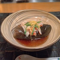 おみの - 茄子の蟹肉あんかけ