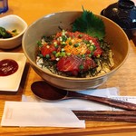 鎌倉お昼ごはん - まぐろユッケ丼