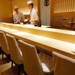鮨 さいとう - ☆メインのカウンター席(#^.^#)☆
