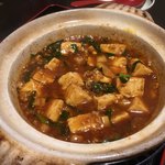 中野茶屋 - ピリ辛土鍋麻婆豆腐