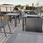 ピッツェリア・フィエロ - お店の屋上テラス席