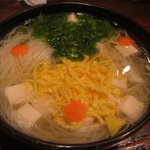 賀茂鶴 - ひらめのそうめん