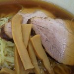 大勝軒 - '12/02/25 チャーシュー・メンマ拡大