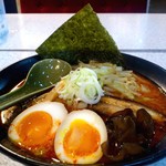 麺や 明星 - 辛みそ野菜ラーメン激辛900円。