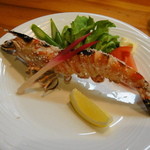 小魚料理 とみ助 - 車エビ塩焼き