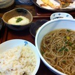 そば処茜 - てんぷら定食