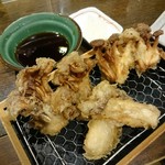 天ぷら 穴子蒲焼 助六酒場 - キノコ天盛り 