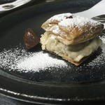 レストラン・ドゥースドゥース - 季節デザート・栗のミルフィーユ