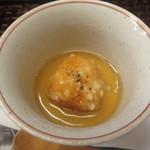 付き出し　鶏饅頭