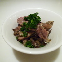 西麻布 吾空 - お通しの鳥のせせり。
