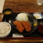 Katsuretsu Tei - ヒレとロースかつ定食（麦飯大盛り）